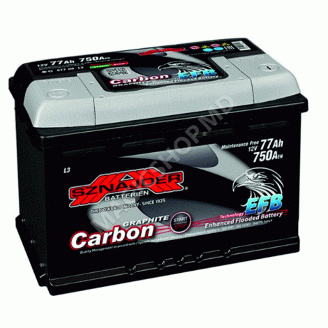  Acumulator auto SZNAJDER 77Ah 750A CARBON EFB